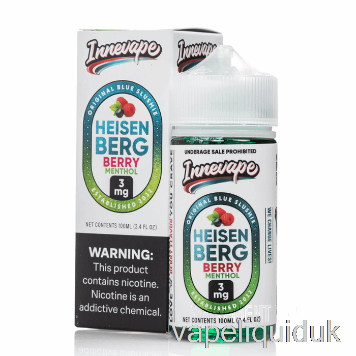 Heisenberg Berry Menthol - Innevape - 100mL 6mg Vape Liquid